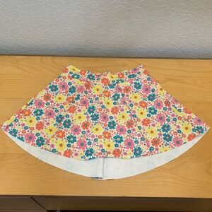 NWOT Eleve Dancewear Retro Summer Floral Flare Skirt, Adult M
